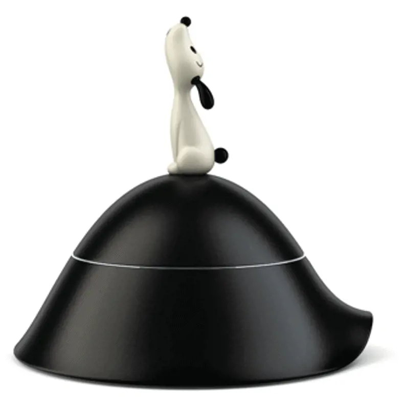 Alessi Lula Dog Bowl Black